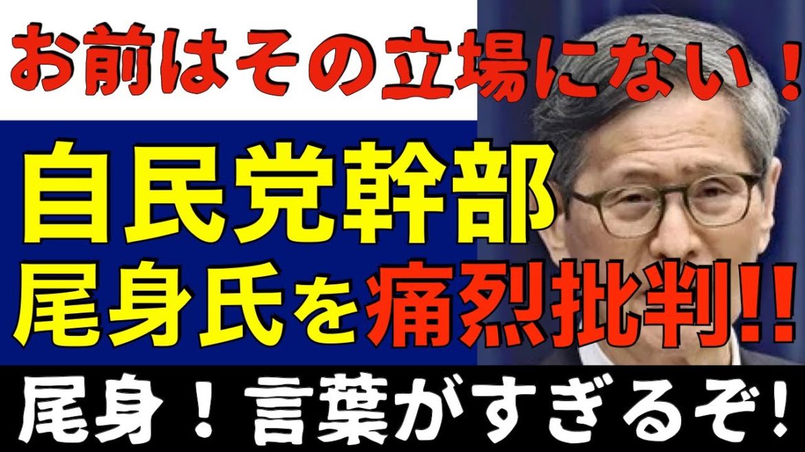 【なんなら尾身さん、あんたが総理でもいいよ〜】今の総理よりも国民の命を心配してくれてるよね。誰なんだよ？偉そうな自民党幹部って？（東京五輪、新型コロナ感染症対策分科会、尾身会長、五輪中止発言など）