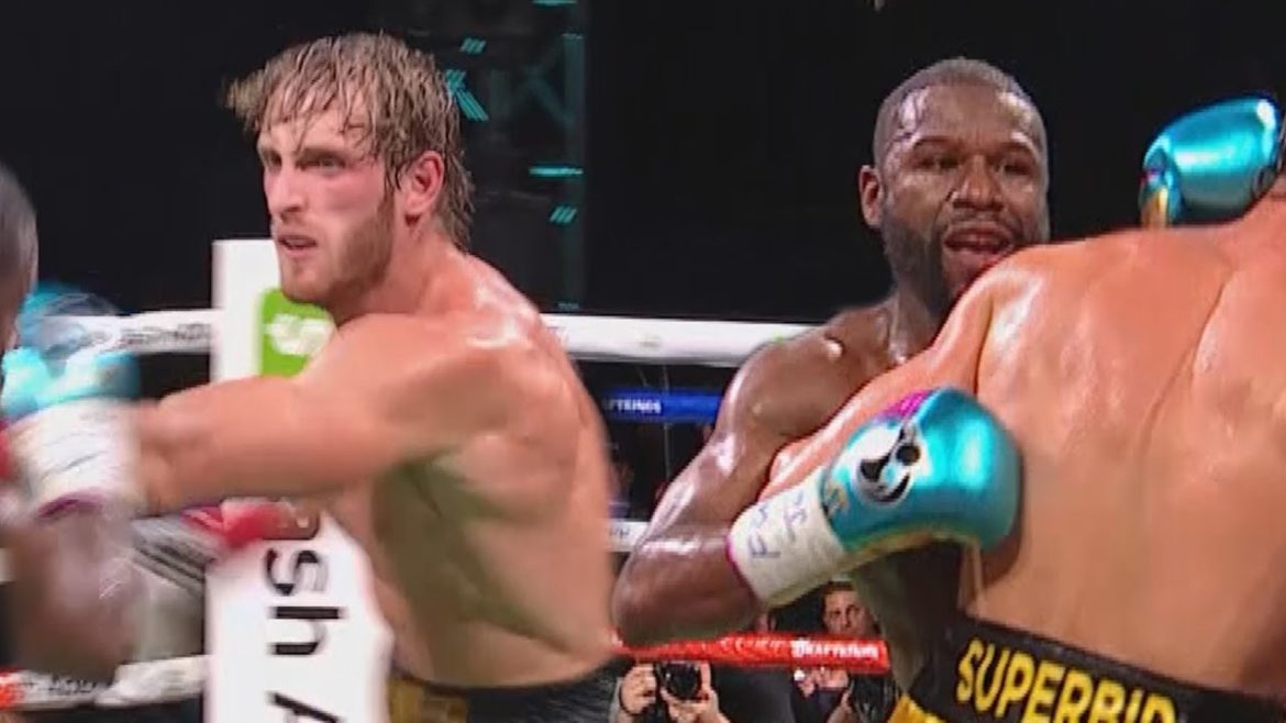 Logan Paul and Floyd Mayweather Fight HIGHLIGHTS