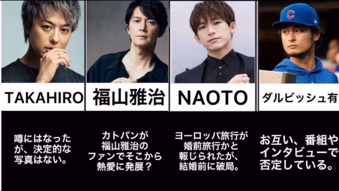 【電撃結婚】カトパン（加藤綾子）と噂になった芸能人まとめ