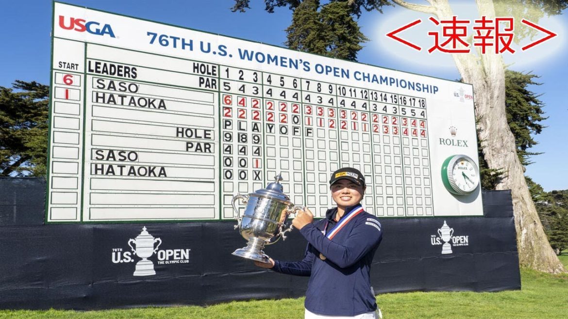 全米女子ＯＰ覇者・笹生優花　世界ランク９位に大幅ＵＰ　畑岡奈紗も１０位浮上