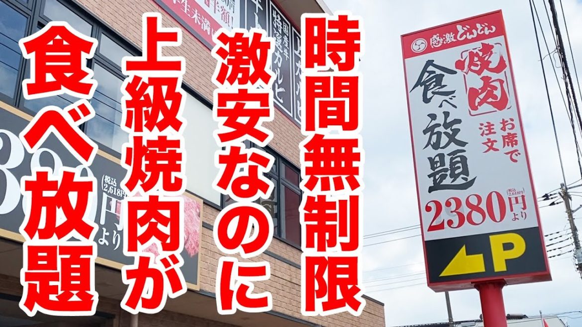 【時間無制限】上級の焼肉が食べ放題の店のランチが究極すぎた！！！
