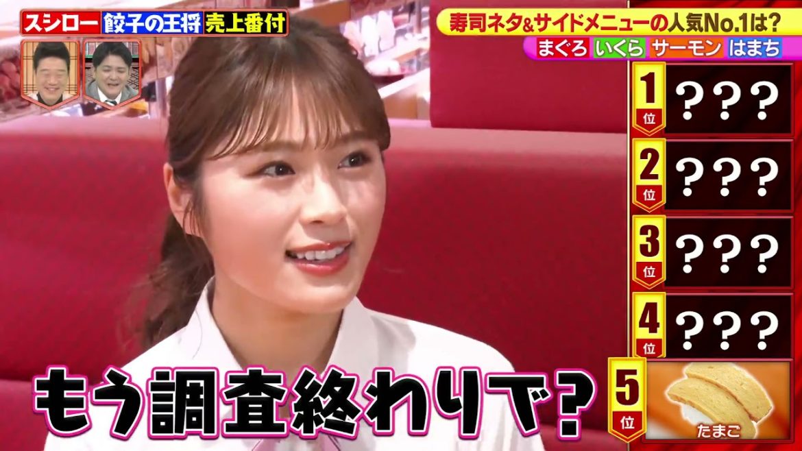 林修のニッポンドリル　スシロー・餃子の王将売上番付SP #3