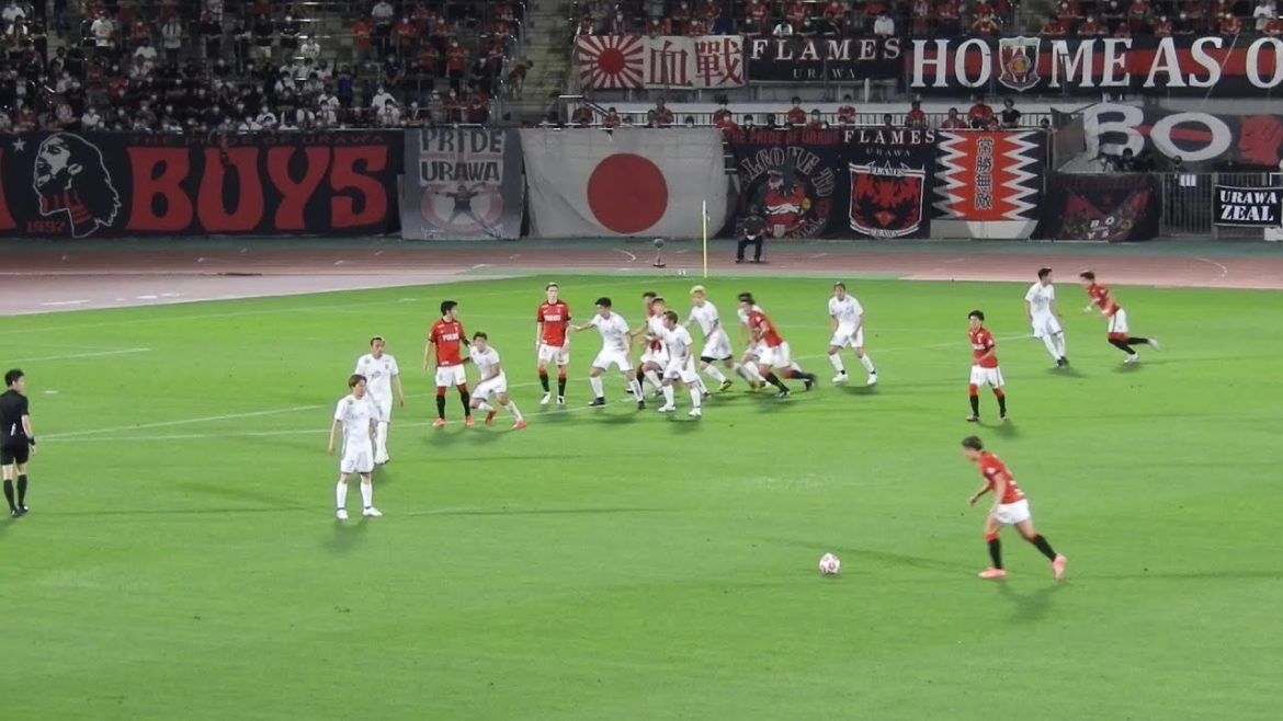 2021年6月9日 天皇杯2回戦 浦和レッズvsカターレ富山  セットプレーの連続攻撃