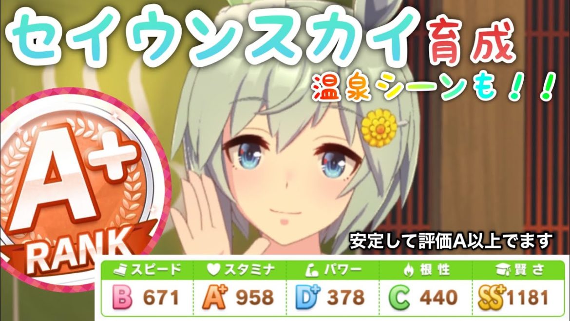 【ウマ娘プリティーダービー】新キャラセイウンスカイを安定して評価A以上で育成の巻【ぐでたそ】 【ウマ娘プリティーダービー】新キャラセイウンスカイを安定して評価A以上で育成の巻【ぐでたそ】