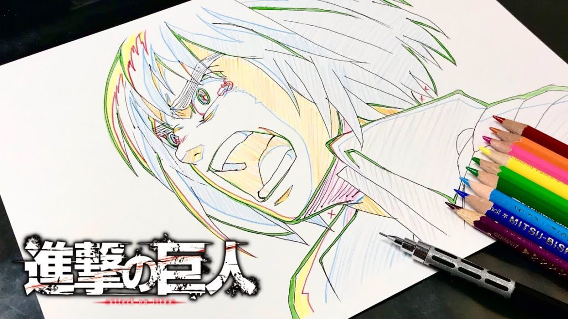 【進撃の巨人】アルミンのアニメ原画を描いてみました。最終回、お疲れ様でした！【WIT STUDIO】