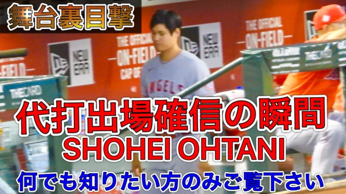 【マニアックファン必見】代打出場でスタジアムを沸かせた大谷翔平選手！出場前舞台裏を目撃！SHOHEI OHTANI PINCH HITTER ANGELS 06.12 .2021