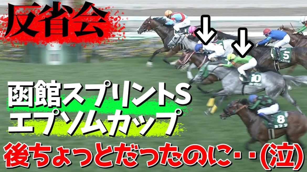 【反省会】-2021年-競馬予想-2021年-エプソムカップ、函館スプリントステークス回顧