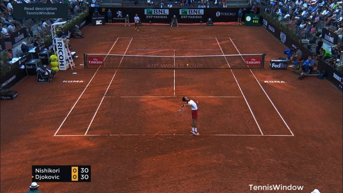 Nishikori (錦織)VS Djokovic (ジョコビッチ)