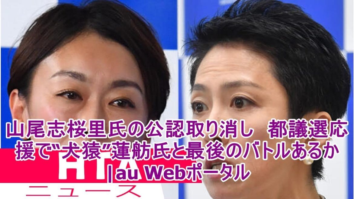 山尾志桜里氏の公認取り消し　都議選応援で“犬猿”蓮舫氏と最後のバトルあるか|au Webポータル
