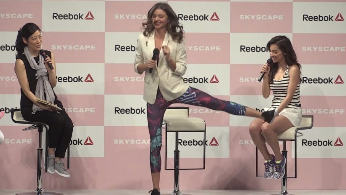 ミランダ・カー、突然のエクササイズ披露に歓声も　リーボック「Skyscape」PRイベント3　#Miranda Kerr　#Anne Nakamura