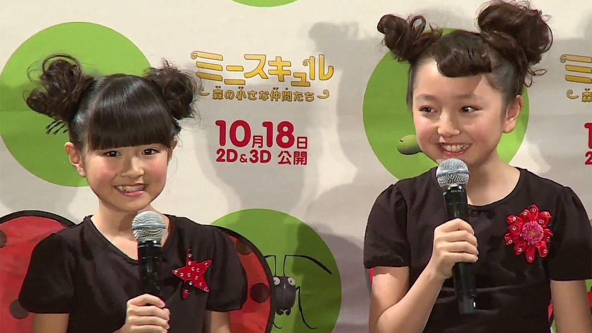 小林星蘭＆谷花音が“てんとう虫”衣装で登場！映画「ミニスキュル～森の小さな仲間たち～」公開直前イベント(2)