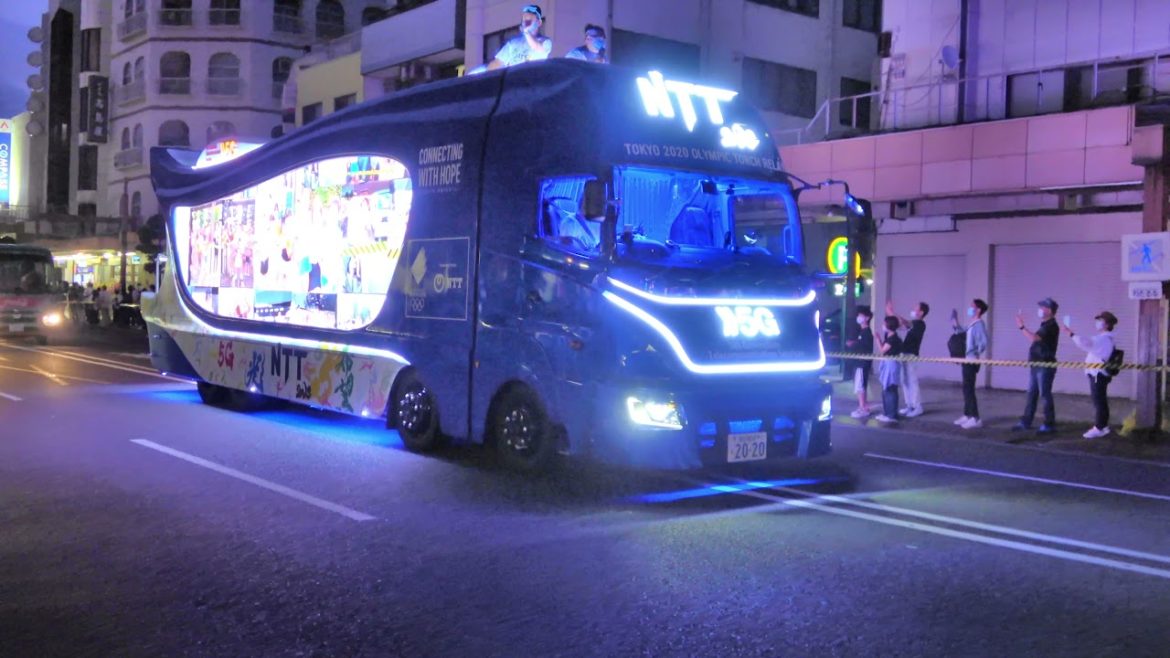 2020東京オリンピック　聖火リレー　静岡県沼津市6/24リコー通り