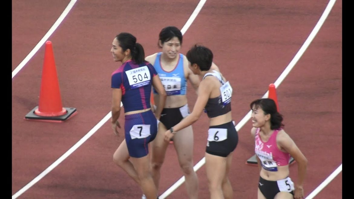 青木益未 12秒87(参考) 福井ナイトゲームズ　 女子100ｍH決勝　2020.8 陸上/ハードル