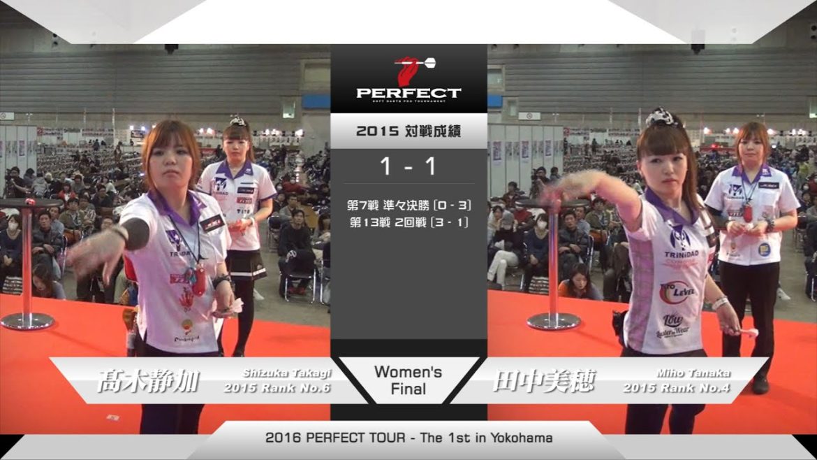 【PERFECT2016 開幕戦 女子決勝】髙木静加 v 田中美穂(解説)