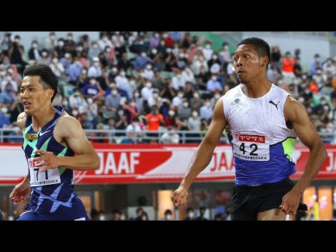 サニブラウンが200Mを欠場 左太もも違和感のため 代表入りの可能性は残す サニブラウンが200Mを欠場 左太もも違和感のため 代表入りの可能性は残す