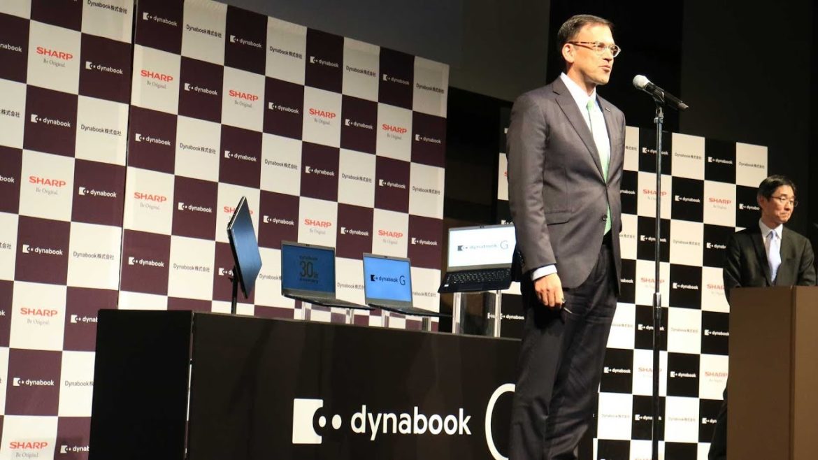dynabook 30周年新製品発表会 日本マイクロソフト 平野社長挨拶 dynabook 30周年新製品発表会 日本マイクロソフト 平野社長挨拶