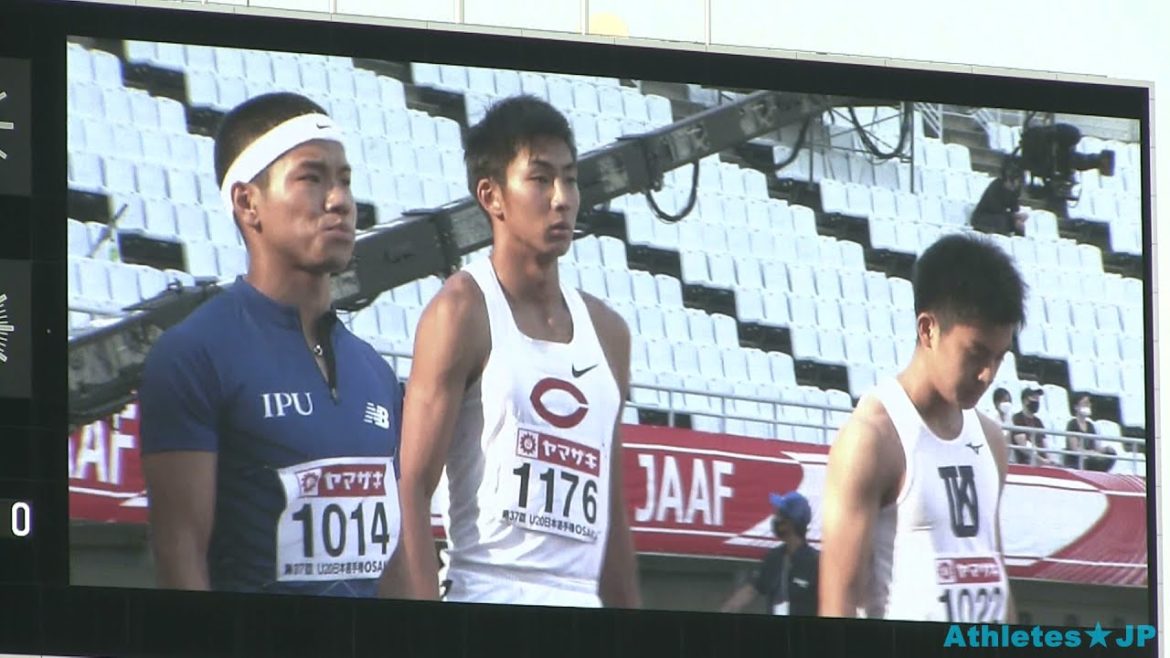 U20男子100ｍ予選3組【日本選手権2021・東京オリンピック日本代表選考会】