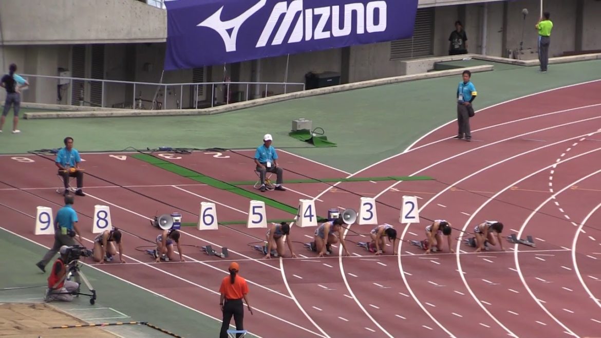 2017全実 女子100m予選1組 青木益未 11.78(0.0)
