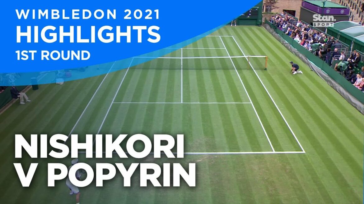 Kei Nishikori v Alexei Popyrin Highlights | Round 1 | Wimbledon 2021