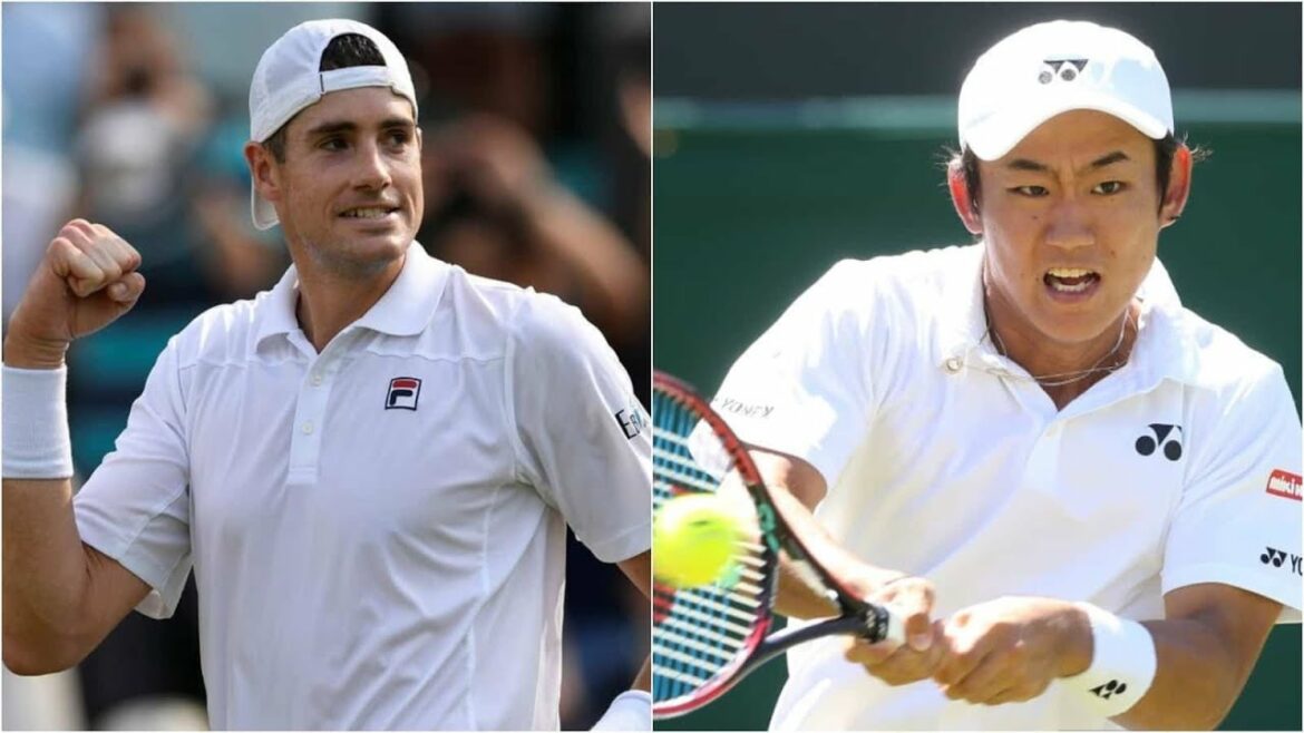 John Isner vs Yoshihito Nishioka 西岡 良仁 テニス