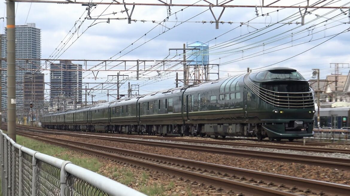 【山陰下りコース】JR西日本87系 TwilightExpress瑞風号下関行き JR京都線･高槻~島本間にて③