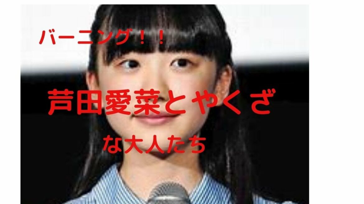 『芦田愛菜』とヤクザな大人達の裏事情！田中みな実も語ります！