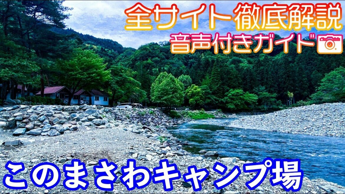 【神奈川キャンプ場紹介】このまさわキャンプ場を場内ガイド！道志川沿いに面した林間＆リバーサイトがあるキャンプ場！林間サイトはプライベート感高め！