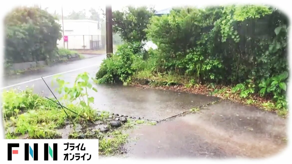 伊豆諸島に線状降水帯　観測史上1位の大雨　静岡・関東などで大雨警戒