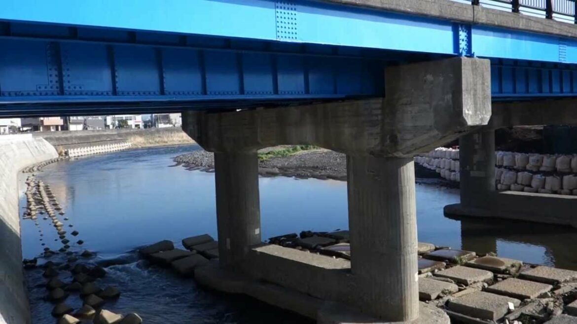 工事現場 黄瀬川大橋