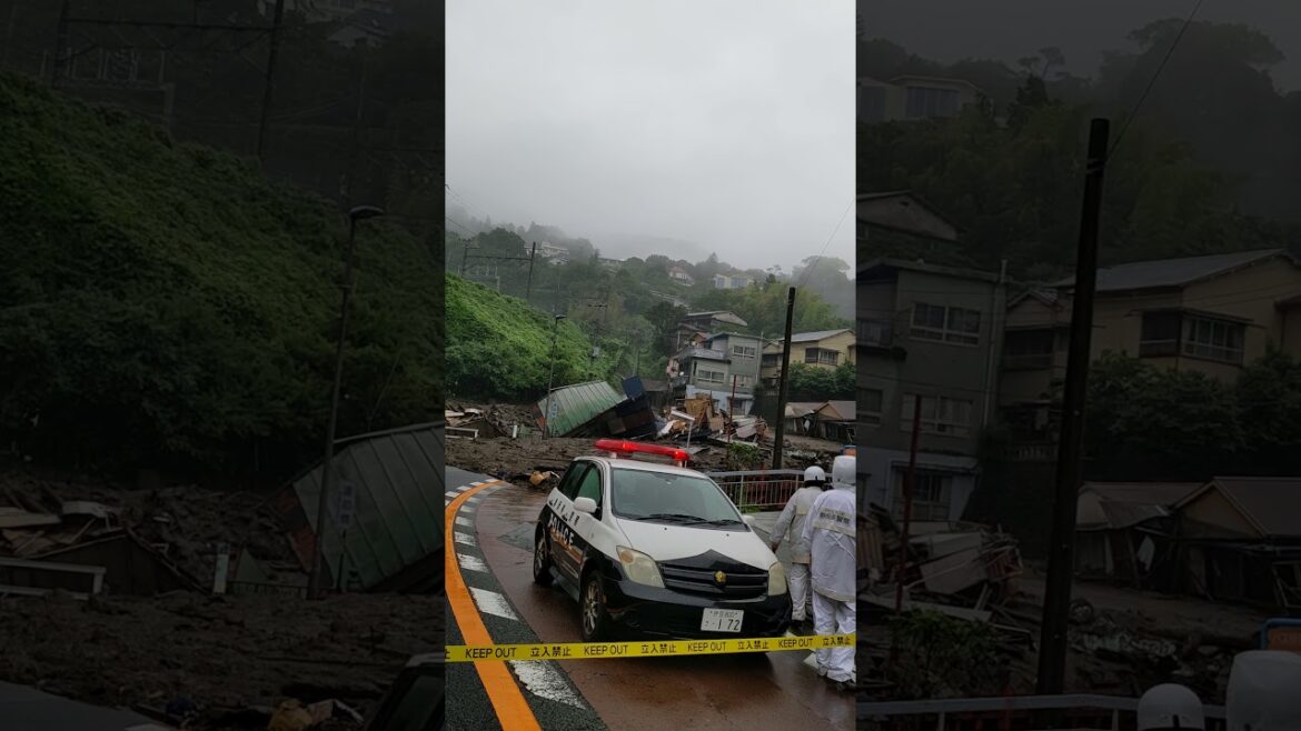 熱海　伊豆山　土砂崩れ