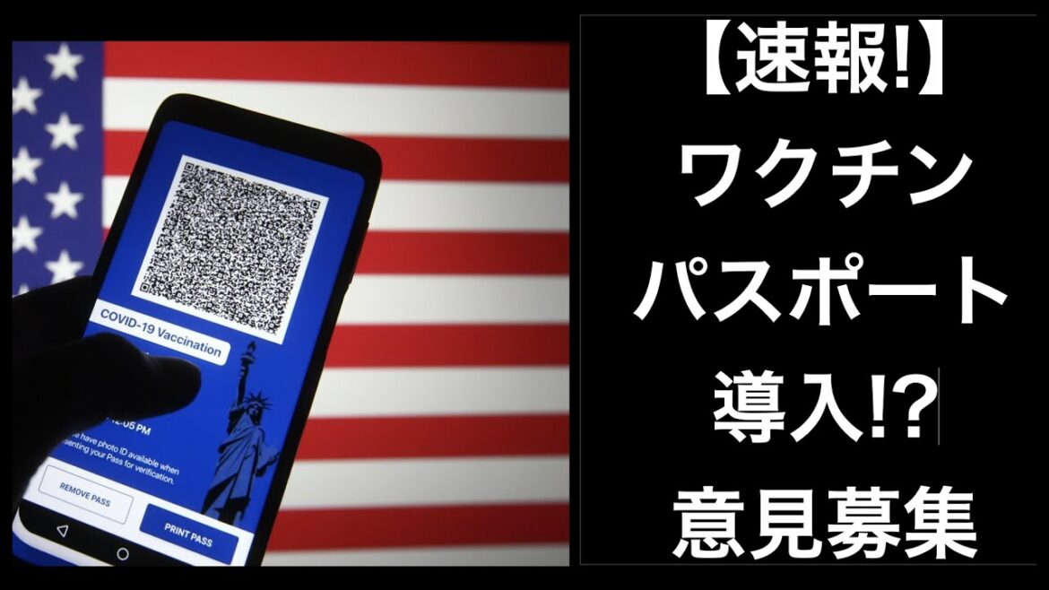 2021.7.1 速報! 日本政府がワクチンパスポート導入に意見募集 締切7/1【及川幸久−BREAKING−】