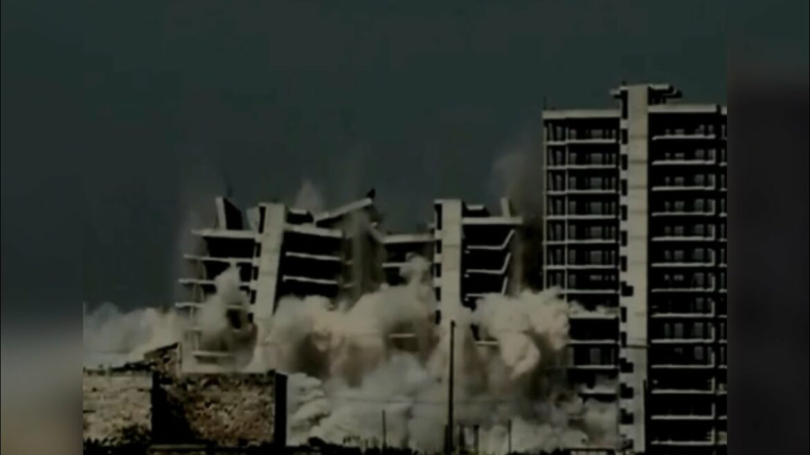 熱海土砂崩れマイアミマンション崩壊最新【安全上の懸念から爆破解体される瞬間映像】