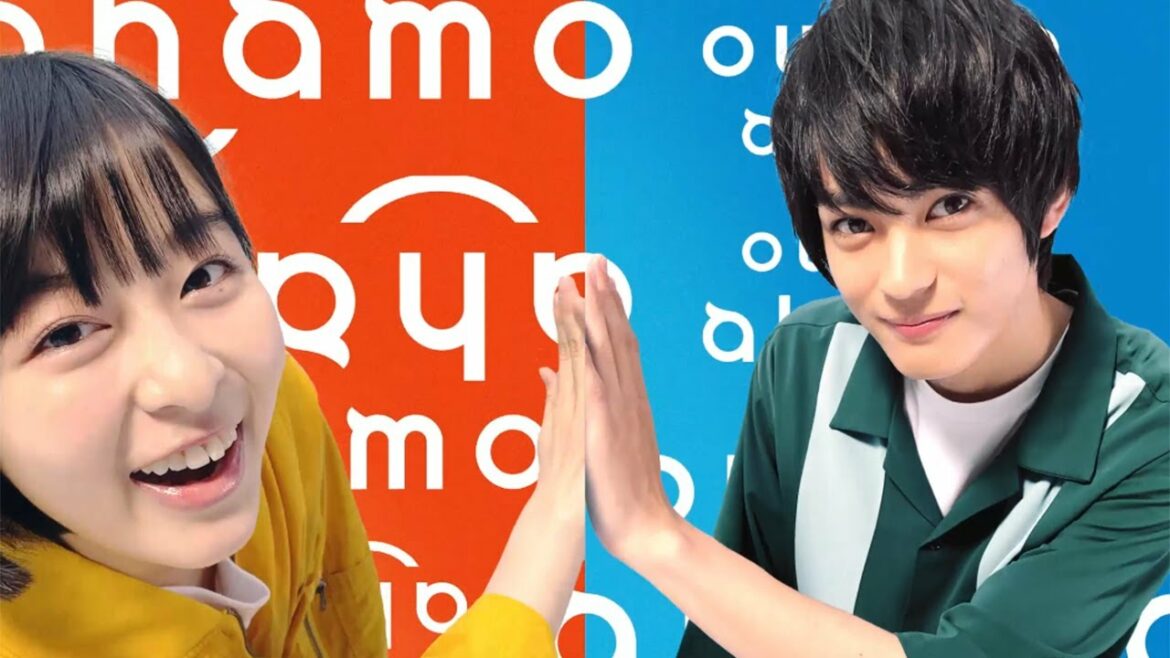 森七菜＆神尾楓珠がYOASOBI「三原色」にあわせてノリノリ！「#ahamoシンクロダンス」披露
