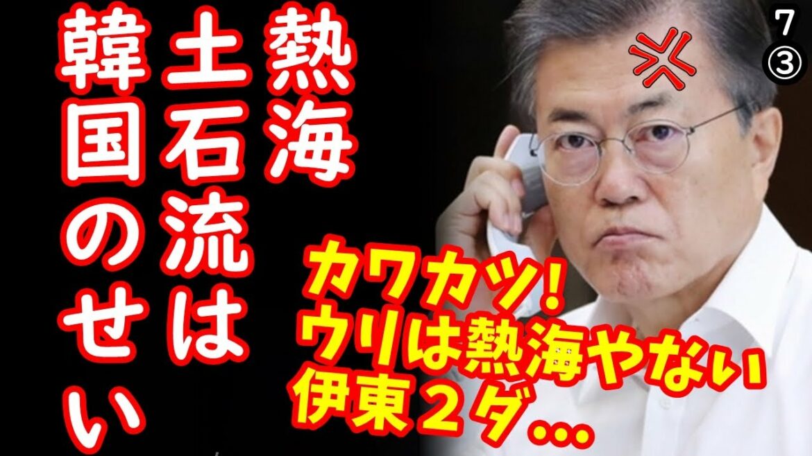 静岡土石流を起こしたと話題の韓国企業は「熱海ではなく伊東市ﾆﾀﾞ!」と韓国激おこ！　　　　　　　　　　　　　　　　　　　　　　　　　【江戸川 media lab HUB】＃東アジアの話題　＃韓国の反応