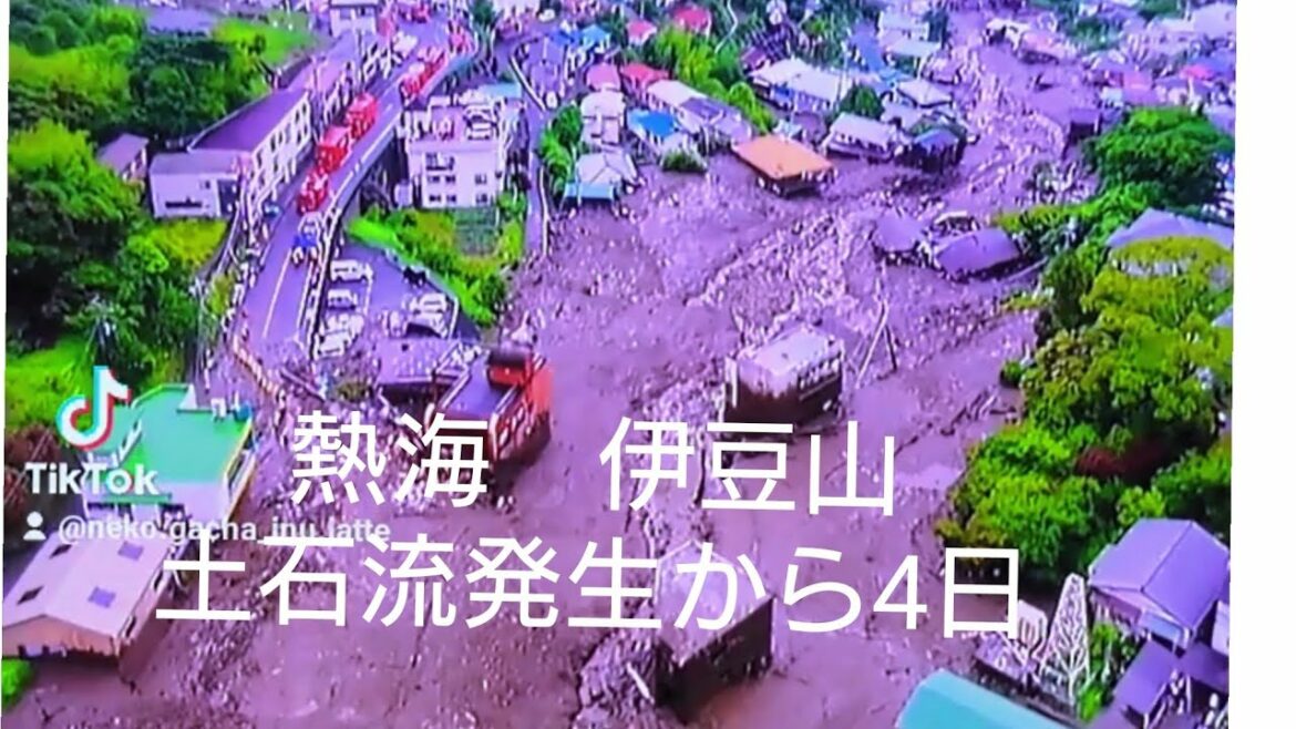 熱海　伊豆山土石流　発生から4日#熱海#土石流#被災地#救助作業#同伴避難場所探してる#動物#犬猫#NPOくすのき#ボランティア#雨が降りませんように#みんな頑張って#Shorts　