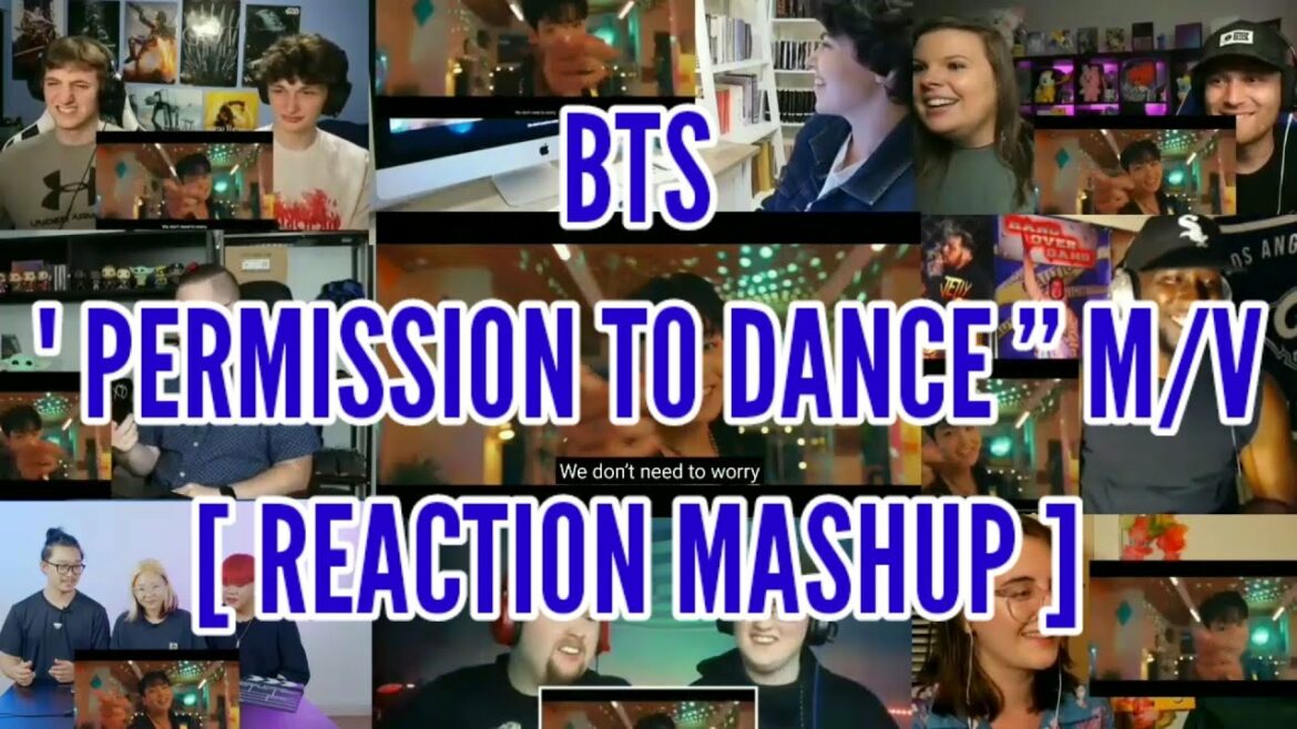 BTS " PERMISSION TO DANCE ” OFFICIAL M/V || * REACTION MASHUP * || HAPPY ARMY DAY