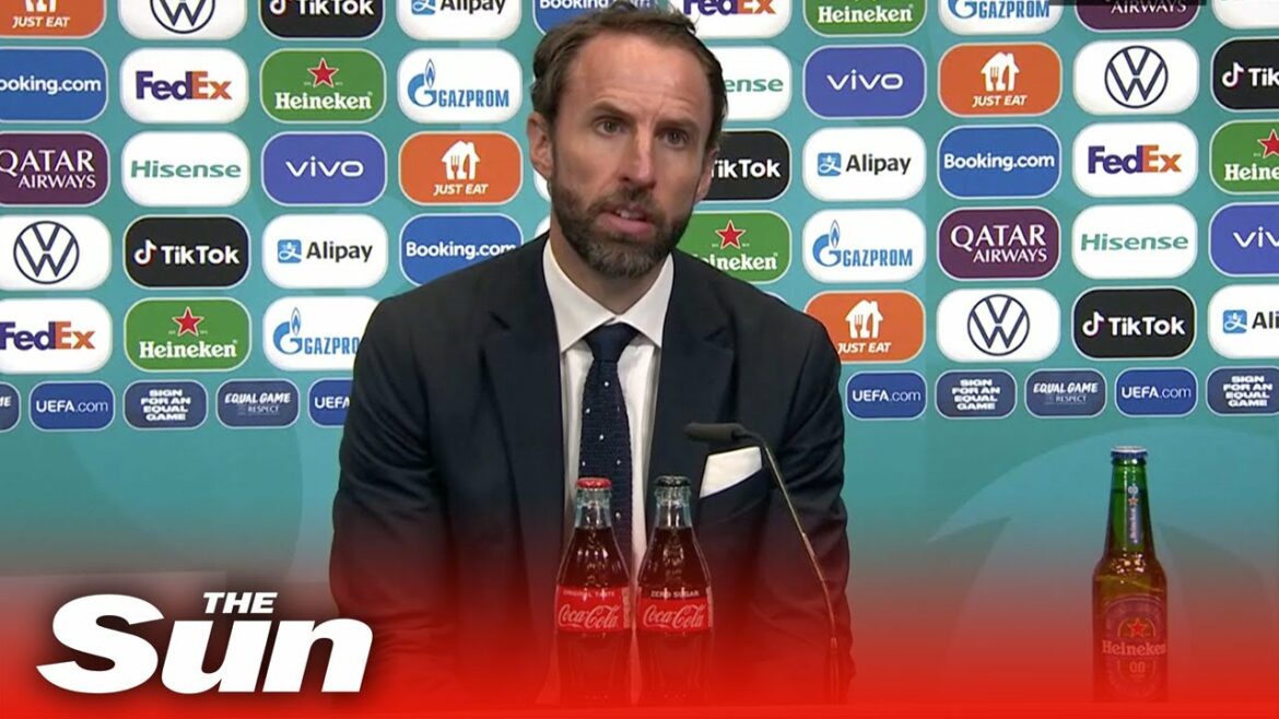 Southgate takes responsibility for England's Euro 2020  defeat