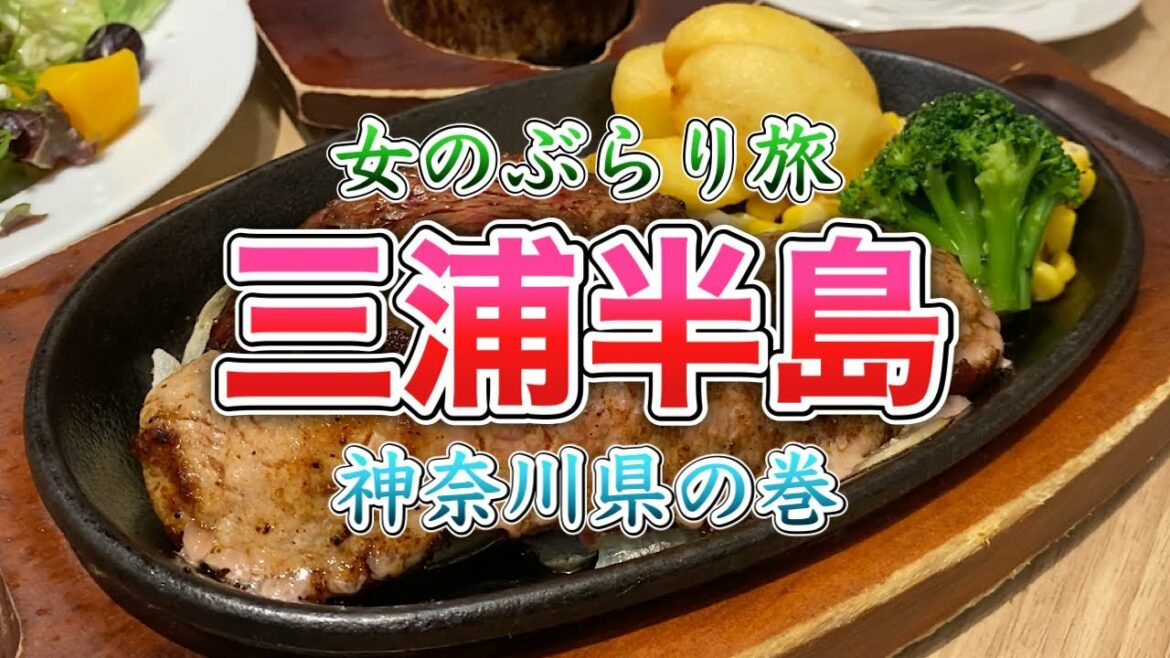 女のグルメ旅ルーティン【神奈川県三浦海岸編】いきなりメンチカツからステーキ宮へマーロウのプリンで〆 飯テロ steak