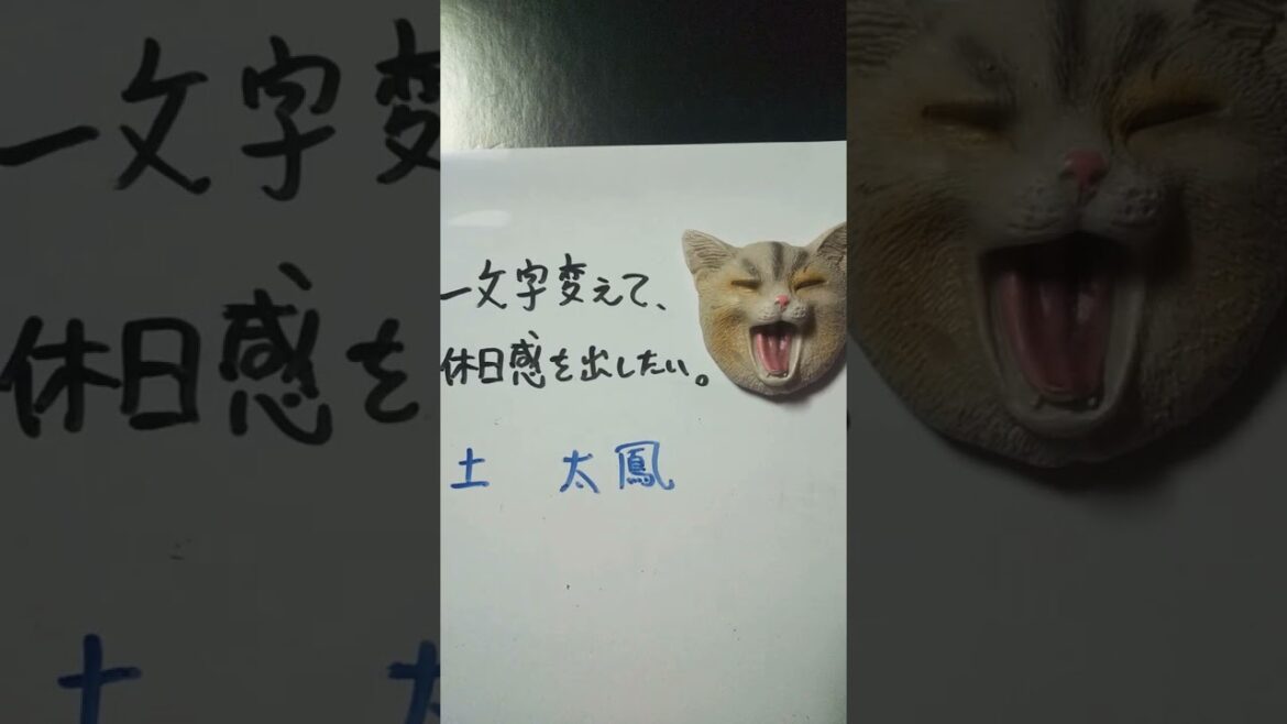 【大喜利】お題・土屋太鳳。一文字変えて、休日感を出したい。 #shorts