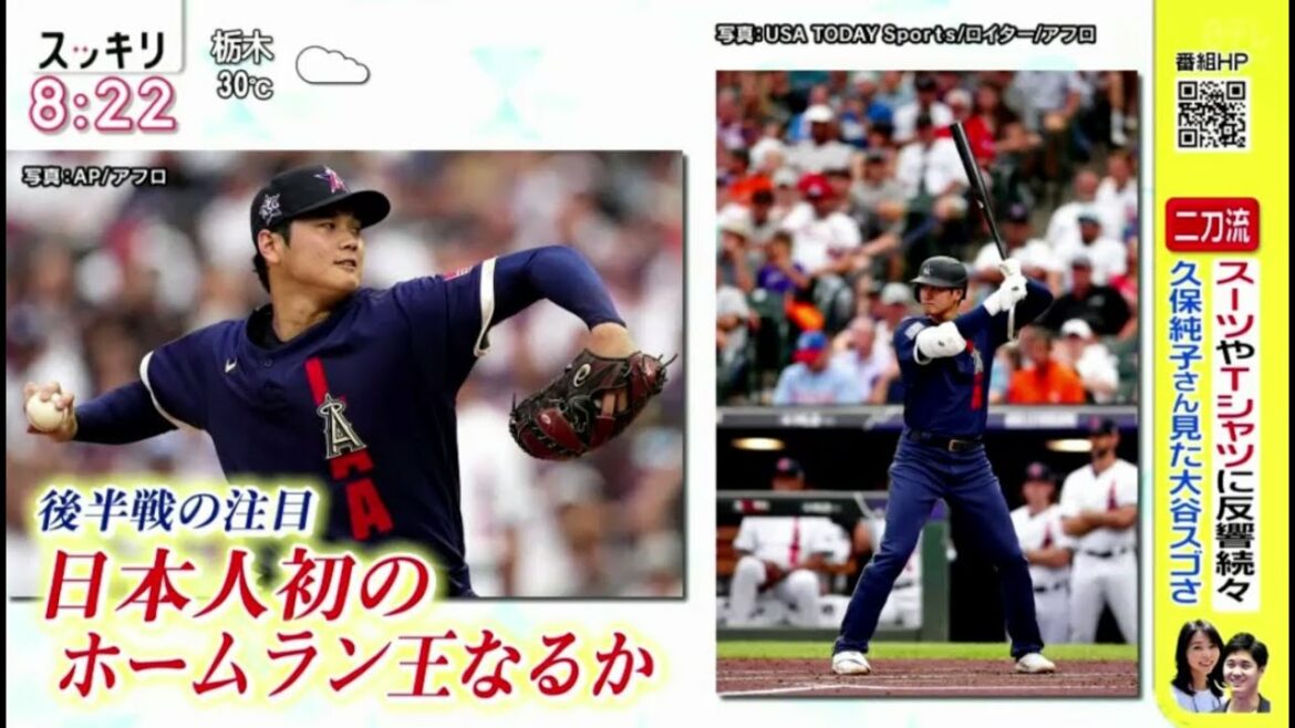 大谷翔平   x  大谷選手MLBオールスター2021 x  MVPは大谷だよ    スッキリ  2021年07月15日