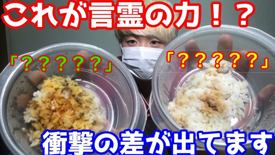 【検証】言霊の力信じて米を放置した結果・・・明らかな差が出たんです【衝撃】