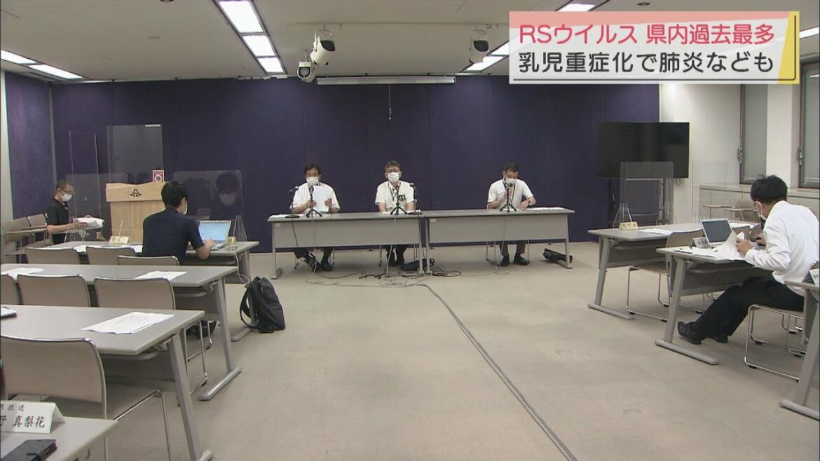 ２歳以下の乳児の感染が多く…感染症「ＲＳウイルス」が静岡県内で過去最多