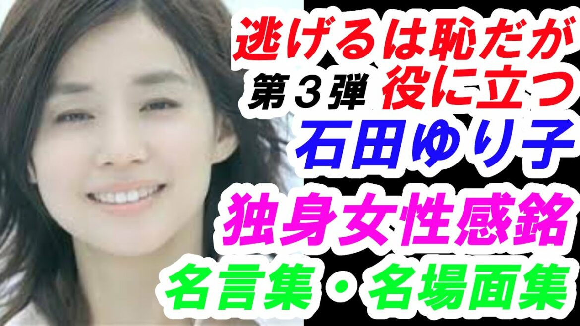 新垣結衣　石田ゆり子　逃げるは恥だが役に立つ　百合名場面集第３弾　名言集　考察