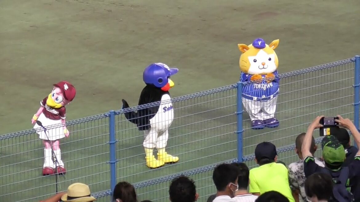 2021.07.15フレッシュオールスターゲーム　試合終了からインタビュー開始まで       自由気ままなマスコット達