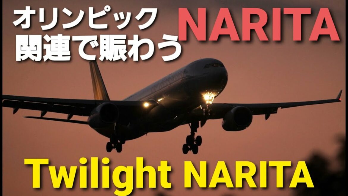 ✈✈RJAA成田空港 オリンピック関連で賑わう成田空港Beautiful Narita Twilight of Naritaターキッシュ・エアラインズA330シルクウェイBoeing 747-83QF