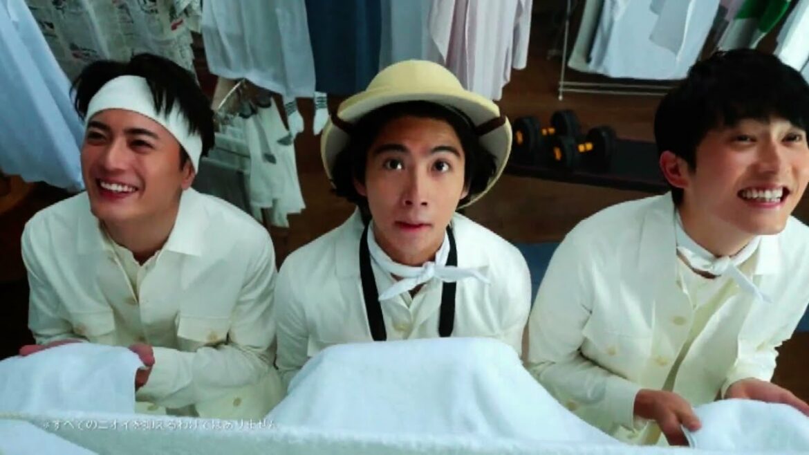 【花王】アタックZERO 部屋干し探検隊 [賀来賢人][間宮祥太朗][杉野遥亮] 30秒 CM