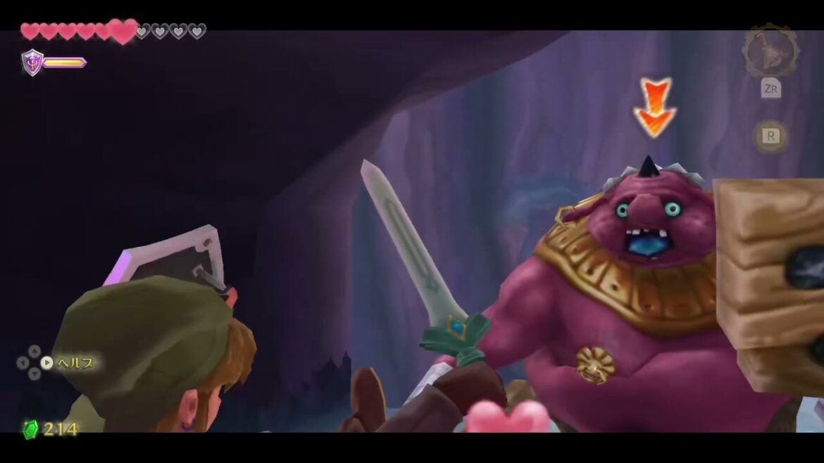 【ゼルダの伝説 スカイウォードソードHD】必ずリンクを場外に出すモリブリン