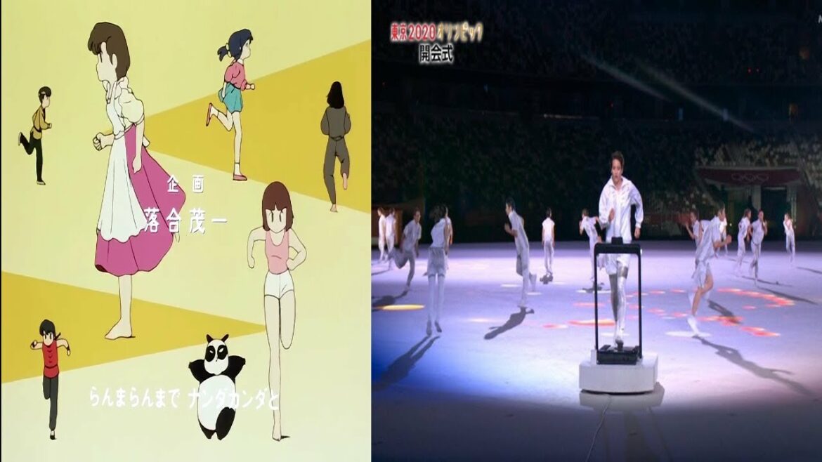 らんまOP　東京２０２０オリンピック開会式　比較