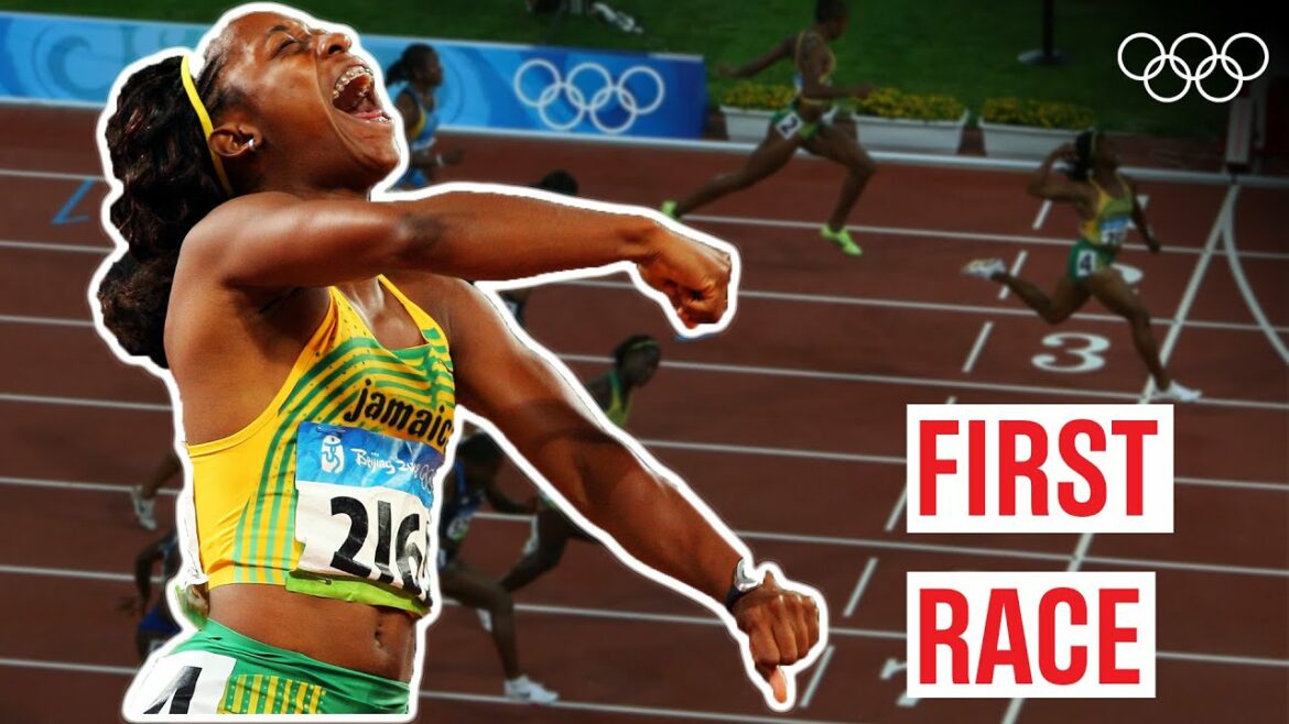 Shelly-Ann Fraser-Pryceの🇯🇲最初のオリンピックレース！  🏃‍♀️