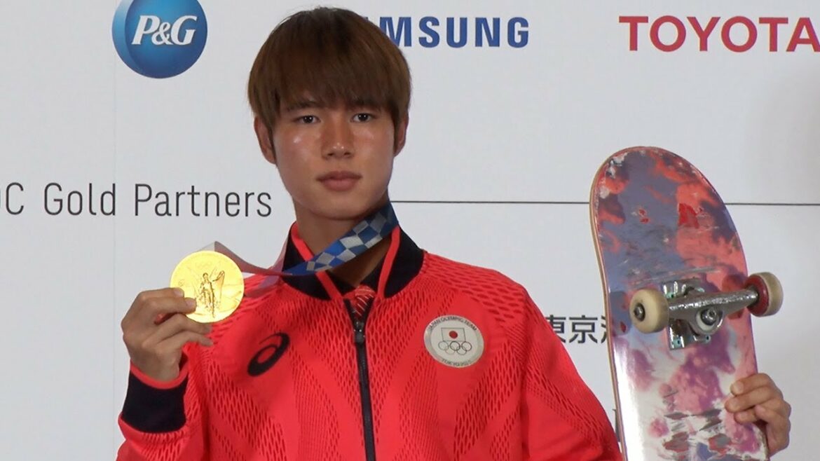 【ノーカット】スケボー 金メダリスト ・堀米雄斗が会見